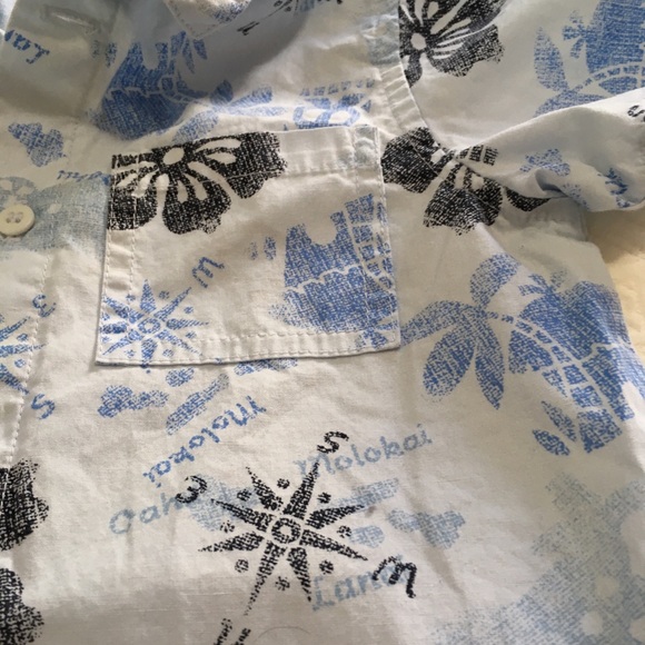 12m (5/$20) Button-Down Islands-Theme - Picture 2 of 6